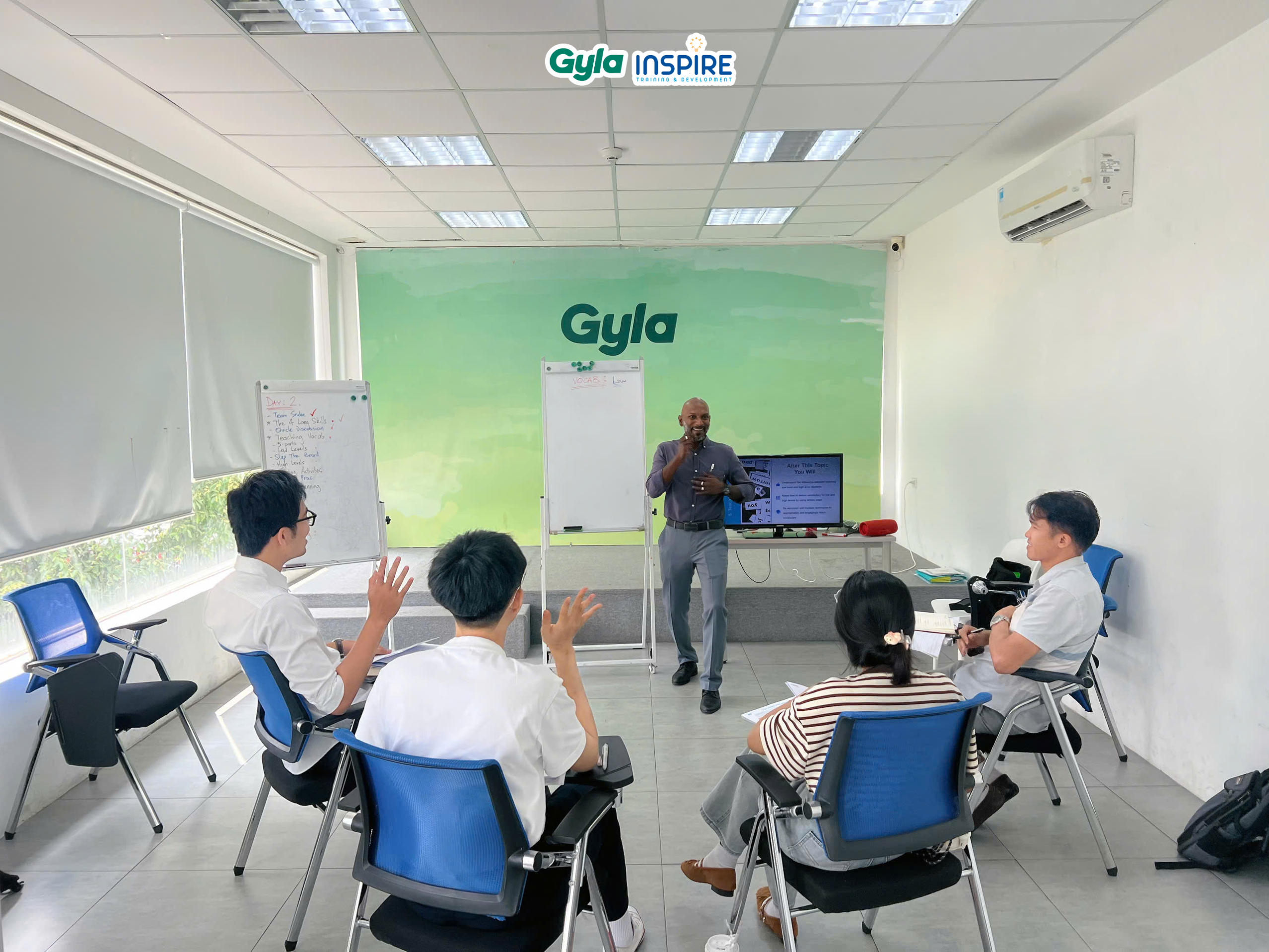 Lớp TESOL học cùng Trainer Quốc tế tại GYLA