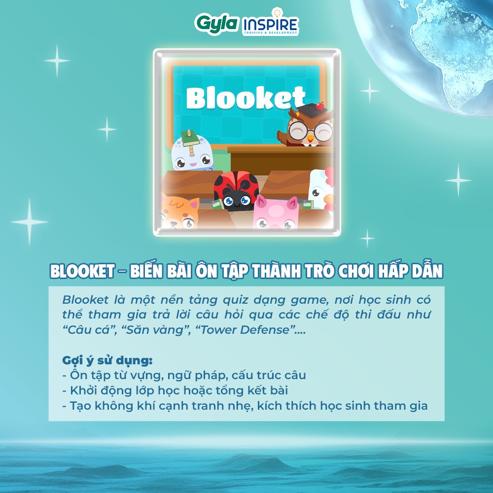 Công cụ dạy tiếng Anh miễn phí Blooket ôn tập từ vựng